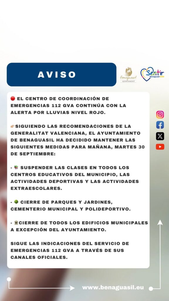 Se suspenden las clases 30 de septiembre 2025